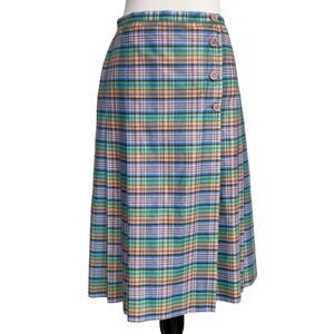 Jean Pierre Multicolor Plaid Skirt
